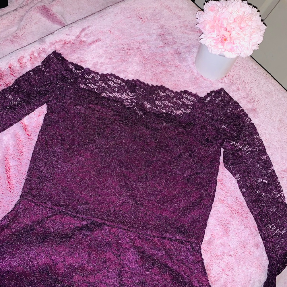 Purple delicate dress